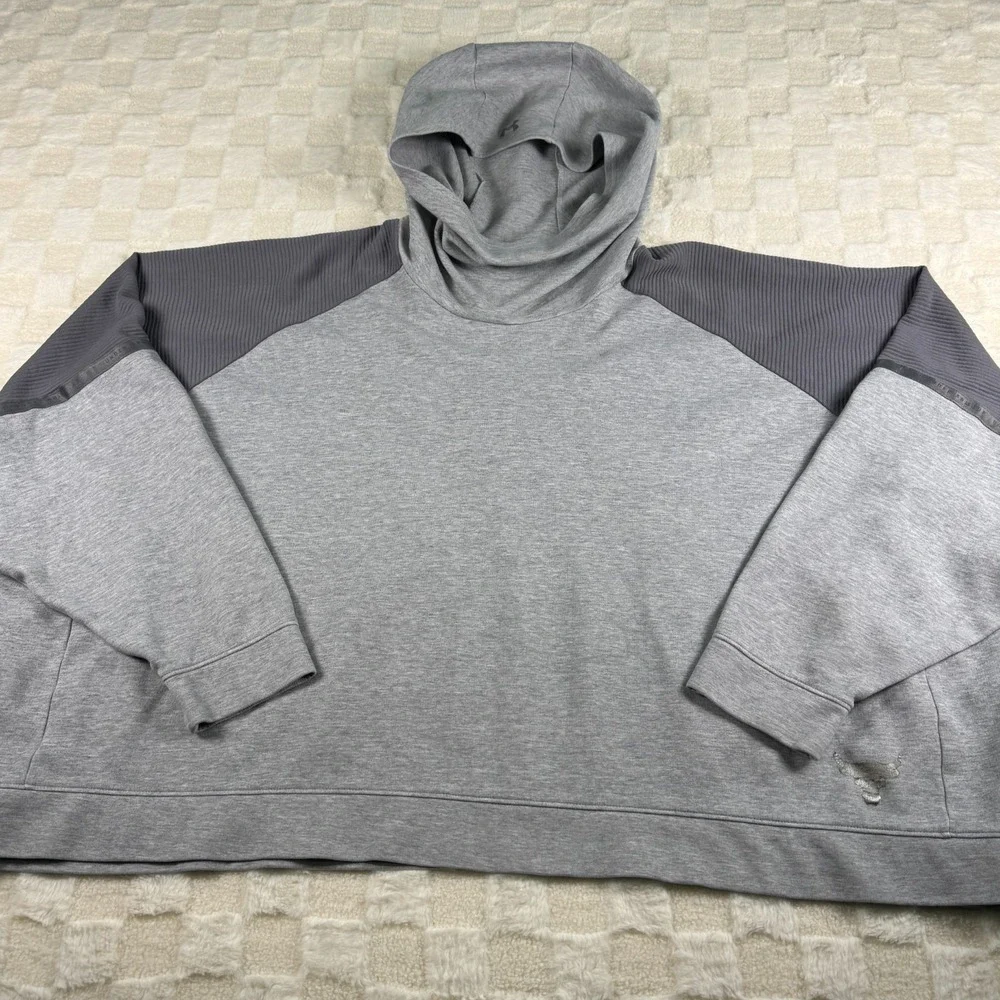 Under Armour Project Rock Oversized All Day Hustle Hoodie Women's Large Gray